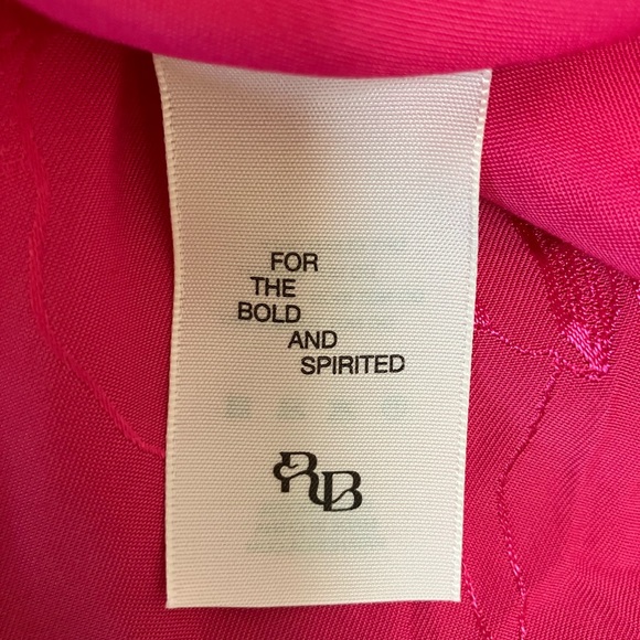 Rat & Boa Paloma Shirt Mini Dress - Fuchsia Pink - Size Small - Picture 8 of 9